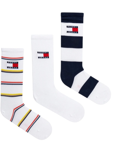Skarpety Tommy Jeans 701232734 001 802 3 PACK biały