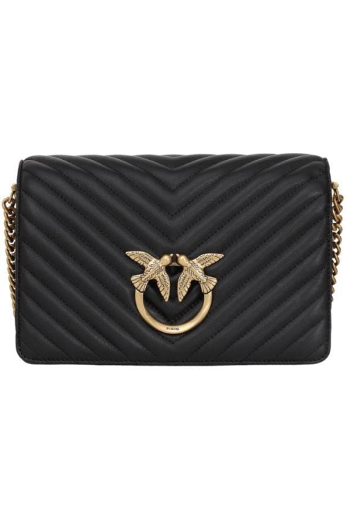 TOREBKA DAMSKA PINKO LOVE CLICK CLASSIC PLTT 100063 A0GK CZARNA