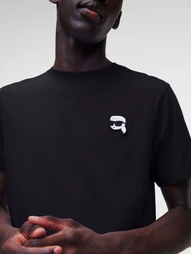 T-shirt męski Karl Lagerfeld A2M17127 CZARNY