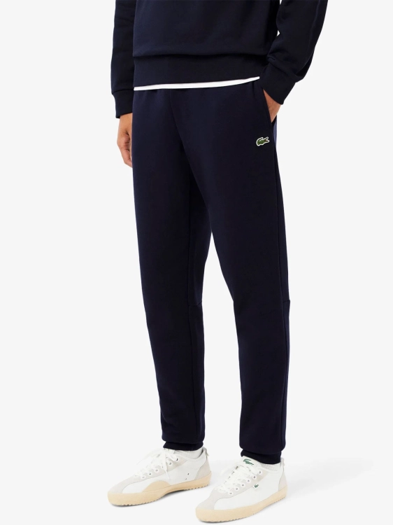 Spodnie dresowe męskie Lacoste XH9624 00 GRANATOWY