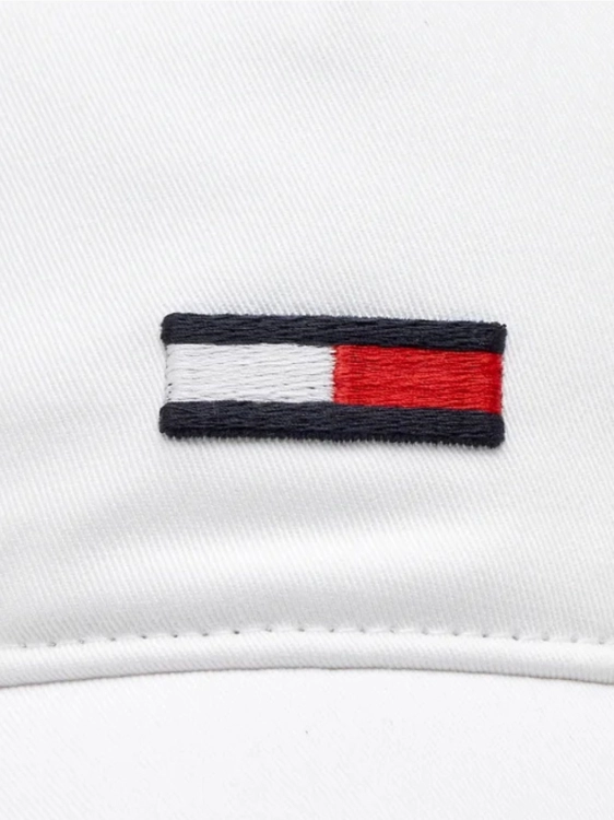 Czapka z daszkiem damska Tommy Jeans AW0AW15842 YBR BIAŁY