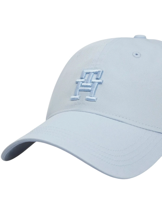 Czapka z daszkiem damska Tommy Hilfiger AW0AW16170 C10 BŁĘKITNY
