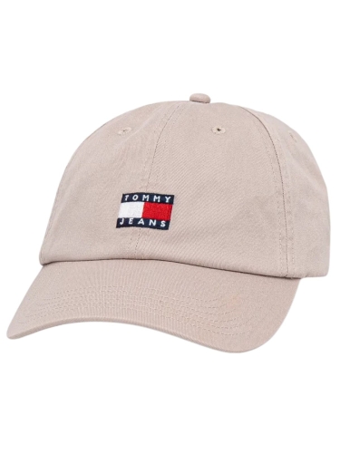 Czapka z daszkiem damska Tommy Jeans AW0AW15848 PJ5 BEŻOWY
