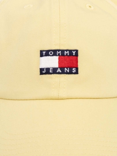 Czapka z daszkiem damska Tommy Jeans AW0AW15848 ZIT ŻÓŁTY