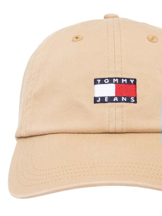 Czapka z daszkiem męska Tommy Jeans AM0AM12020 AB9 BEŻOWY