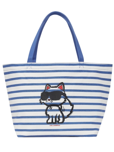 Torba damska Karl Lagerfeld A2W50025 1RR BIAŁY / NIEBIESKI