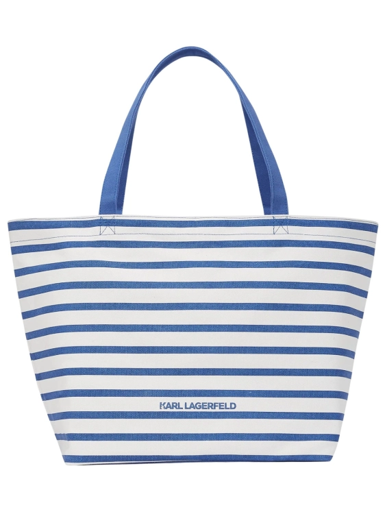 Torba damska Karl Lagerfeld A2W50025 1RR BIAŁY / NIEBIESKI