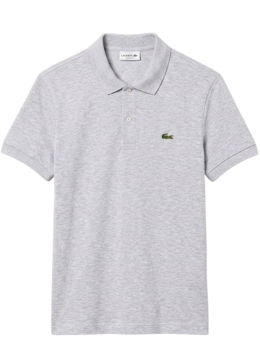 Polo męskie Lacoste DH2050 00 CCA SZARY MELANŻ