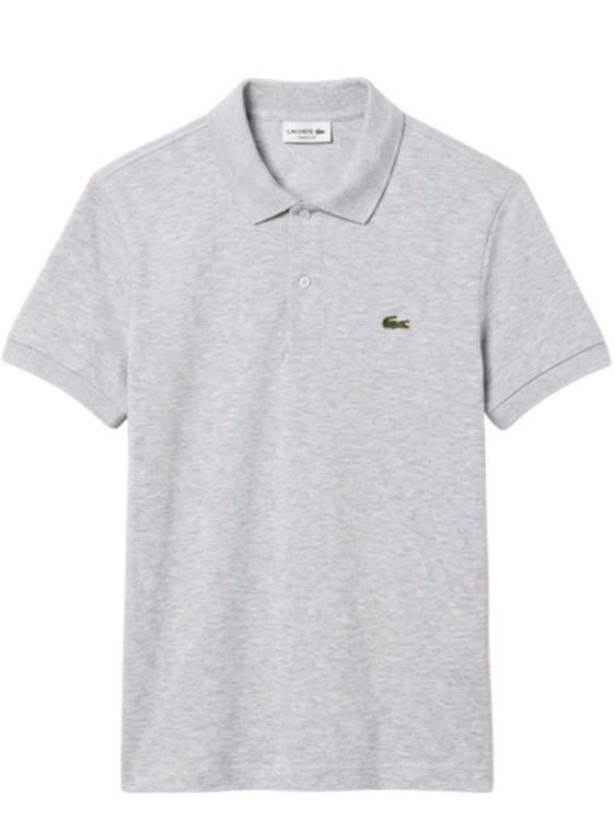 Polo męskie Lacoste DH2050 00 CCA SZARY MELANŻ