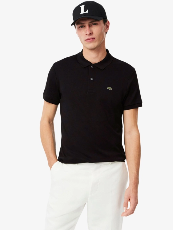 Polo męskie Lacoste DH2050 00 031 CZARNY