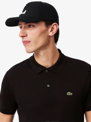 Polo męskie Lacoste DH2050 00 031 CZARNY