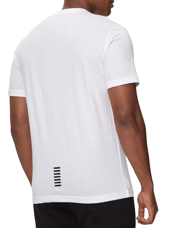 T-shirt męski Emporio Armani EA7 8NPT25 PJVPZ 1100 BIAŁY
