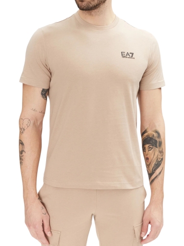 T-shirt męski Emporio Armani EA7 8NPT25 PJVPZ 6155 BEŻOW