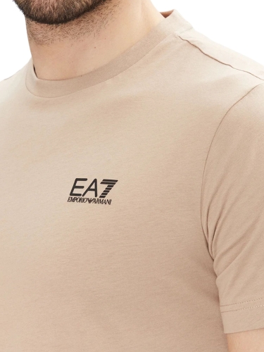 T-shirt męski Emporio Armani EA7 8NPT25 PJVPZ 6155 BEŻOW