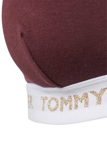 Biustonosz damski Tommy Hilfiger UW0UW05651 XIH BORDOWY