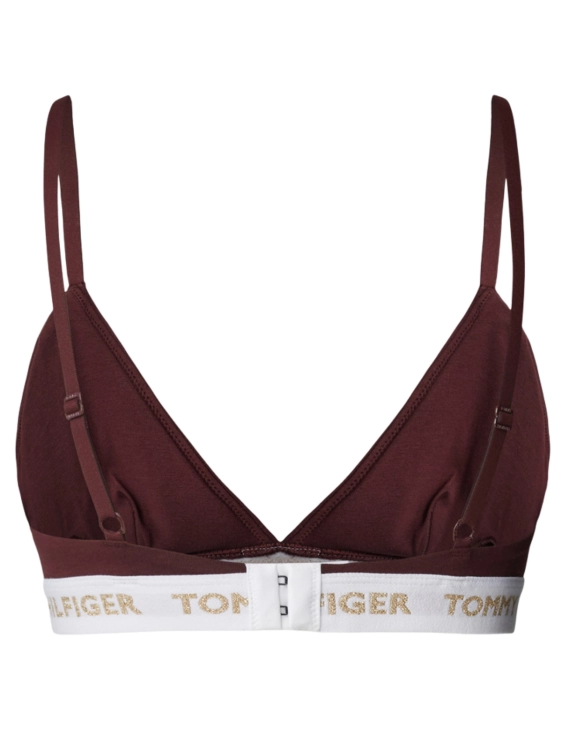 Biustonosz damski Tommy Hilfiger UW0UW05651 XIH BORDOWY