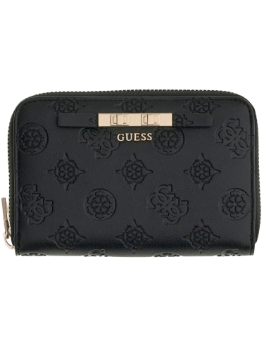 Portfel damski Guess SWPD22 25140 BLO CZARNY LOGO