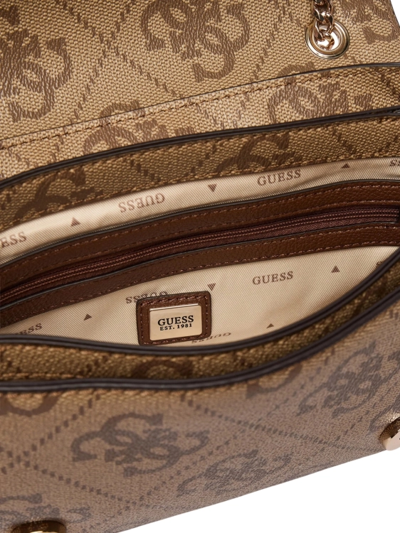 Torebka damska Guess HWSS96 72210 LGW BEŻOWY MONOGRAM