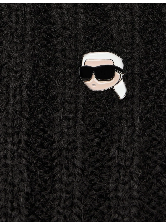 Czapka zimowa Karl Lagerfeld Jeans A3M33155 999 Czarny