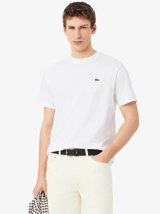 T-shirt męski Lacoste TH7318 00 001 BIAŁY