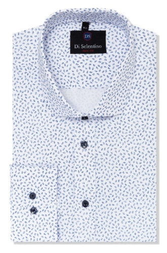 KOSZULA MĘSKA DI SELENTINO W LISTKI SUMATRA SLIM