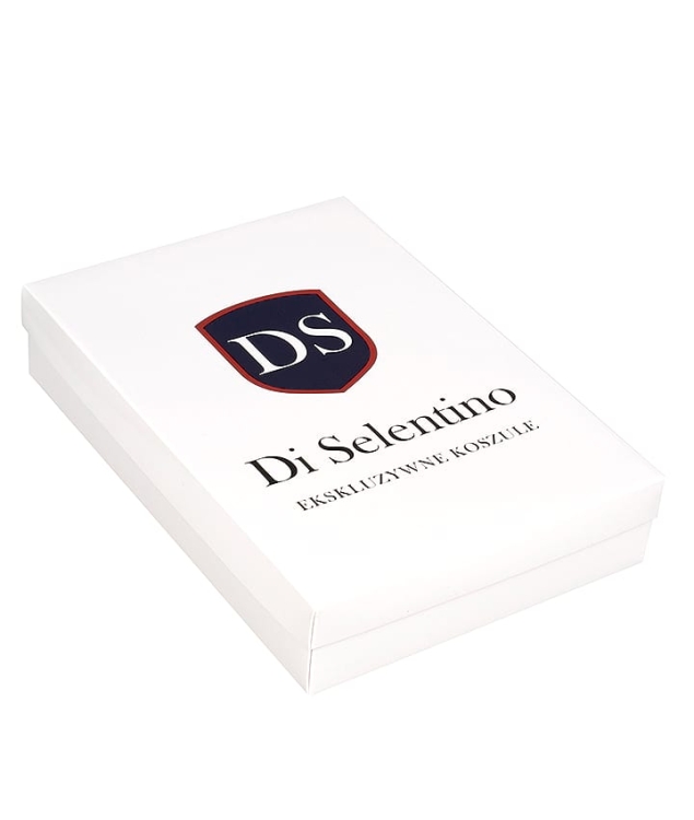 KOSZULA MĘSKA DI SELENTINO BŁĘKITNA NA SPINKI SLIM FIT