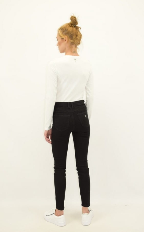 SPODNIE DAMSKIE GUESS CZARNE JEANSOWE