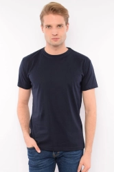 T-SHIRT BASIC KOSZULKA MĘSKA DI SELENTINO GRANATOWA