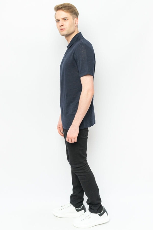 POLO MĘSKIE GUESS M2GP09 KB3G0 GRANATOWE