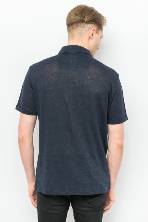 POLO MĘSKIE GUESS M2GP09 KB3G0 GRANATOWE