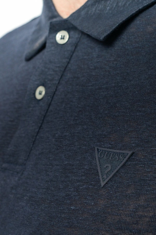 POLO MĘSKIE GUESS M2GP09 KB3G0 GRANATOWE