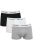 BOKSERKI MĘSKIE CALVIN KLEIN U2664G BIAŁO-CZARNO-SZARE 3 PACK