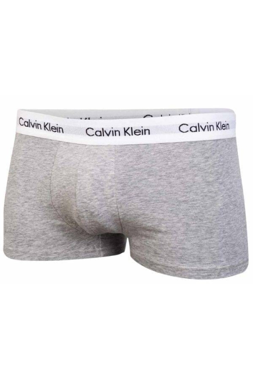 BOKSERKI MĘSKIE CALVIN KLEIN U2664G BIAŁO-CZARNO-SZARE 3 PACK