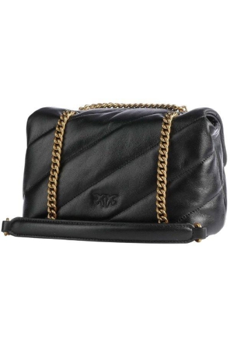 TOREBKA DAMSKA PINKO LOVE MINI PUFF CL PLTT 100039 A0F2 CZARNA