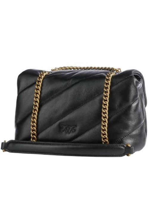 TOREBKA DAMSKA PINKO LOVE MINI PUFF CL PLTT 100039 A0F2 CZARNA