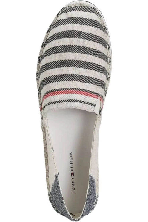 ESPADRYLE MĘSKIE TOMMY HILFIGER XM0XM01578 BEŻOWO-GRANATOWE