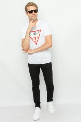T-SHIRT MĘSKI GUESS  M2YI71 I3Z14 BIAŁY
