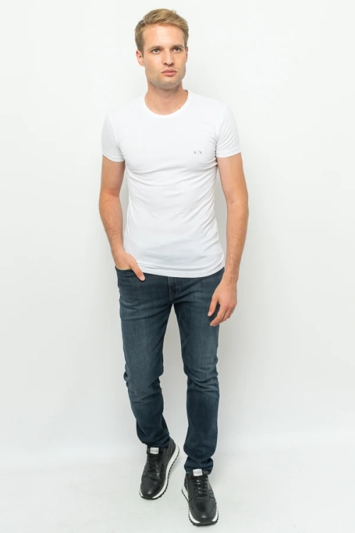 T-shirt męski Armani Exchange 956005 CC282 04710 biały 2 pack