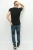 T-shirt męski Armani Exchange 2 PACK 956005 CC282 czarny biały