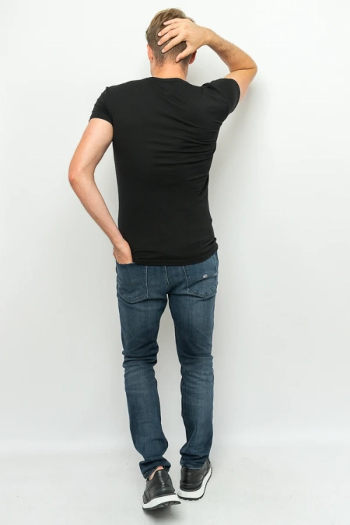 T-shirt męski Armani Exchange 2 PACK 956005 CC282 czarny biały