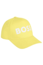 Czapka BOSS J50943 508 żółty