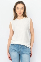 Top damski PINKO 103007 A1U9 biały