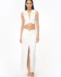 Spódnica damska PINKO 103628 A1VD Z05 biały