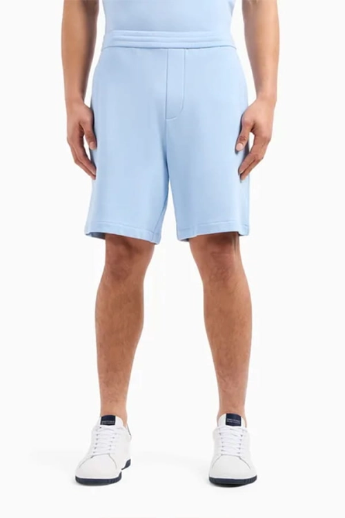 Szorty męskie Armani Exchange 3DZSHH ZJGGZ błękitny