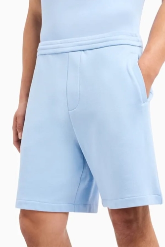 Szorty męskie Armani Exchange 3DZSHH ZJGGZ błękitny