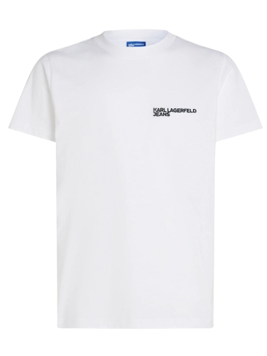 T-shirt męski Karl Lagerfeld 241D1700 biały