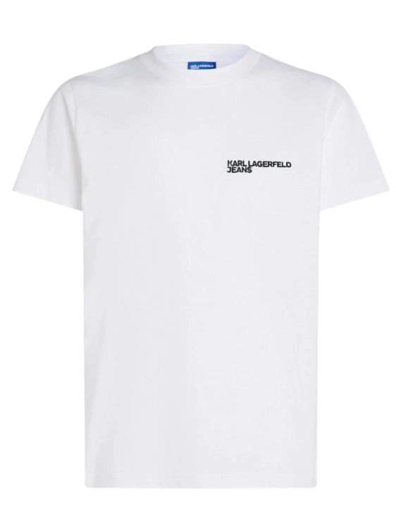 T-shirt męski Karl Lagerfeld 241D1700 biały