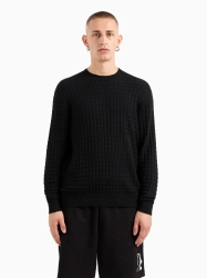 Sweter męski Armani Exchange 6DZM6F ZM5BZ czarny