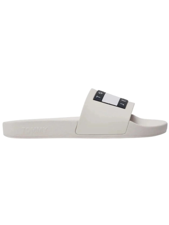 Klapki damskie Tommy Jeans EN0EN02115 ecru