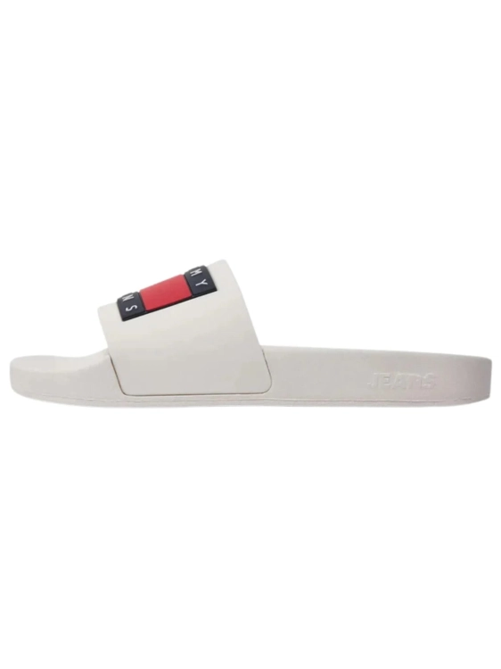 Klapki damskie Tommy Jeans EN0EN02115 ecru